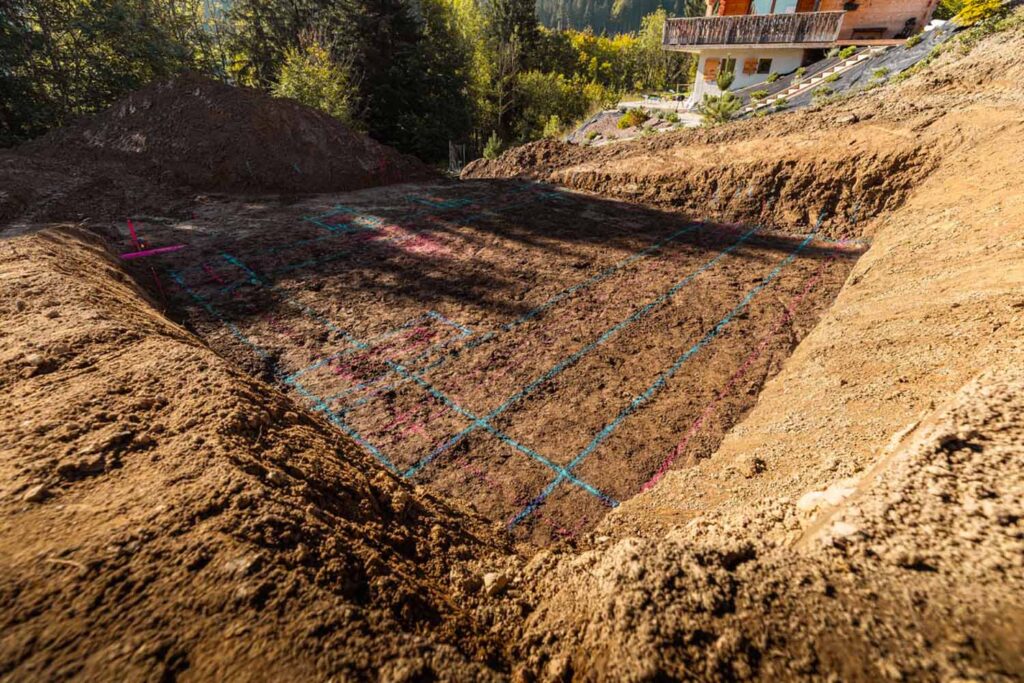 Travaux publics dans la vallée du Giffre 