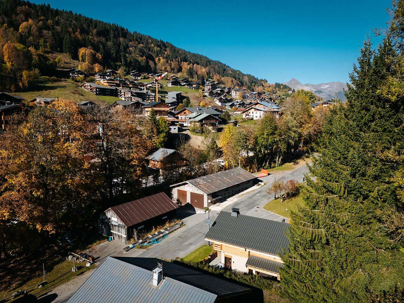 Entrepôt de Trombert & Cie à Taninges dans la vallée du Giffre